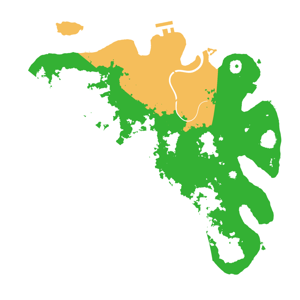Biome Rust Map: Procedural Map, Size: 3500, Seed: 761996789