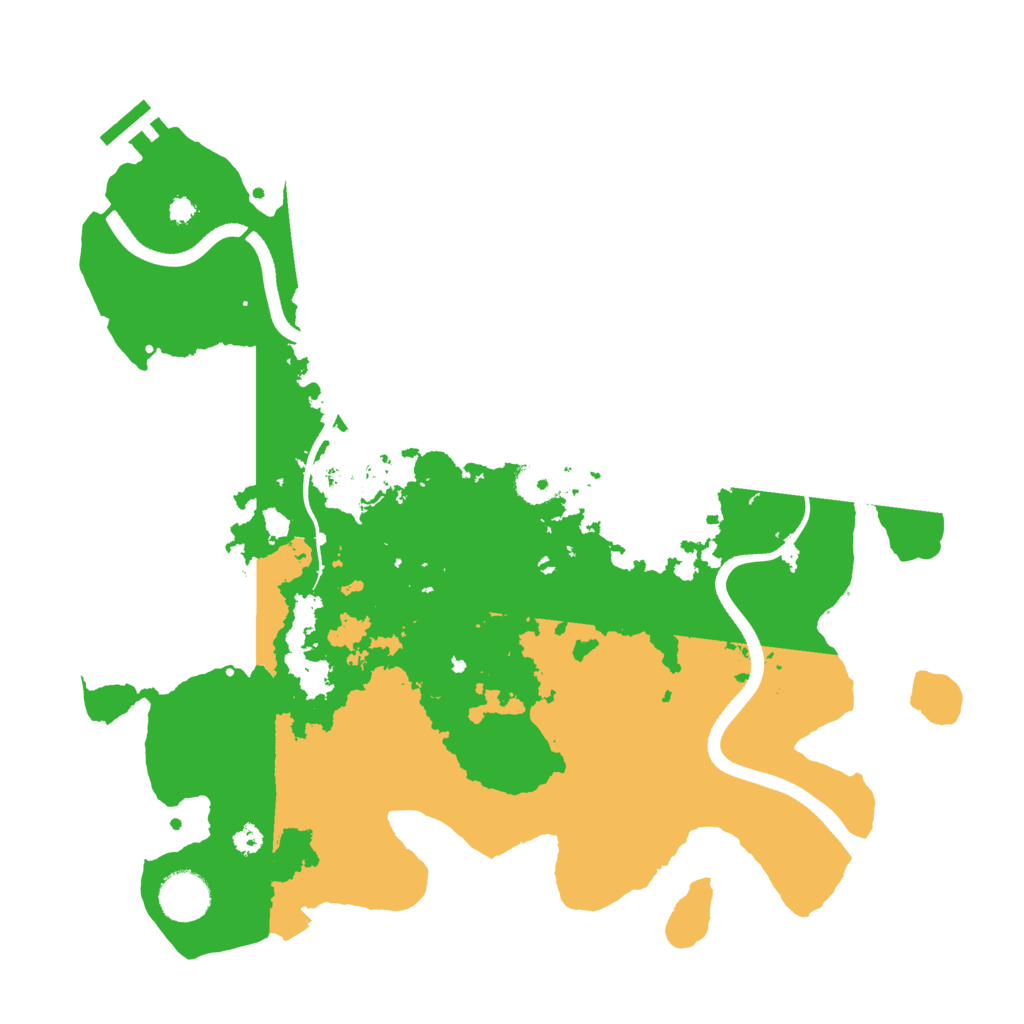 Biome Rust Map: Procedural Map, Size: 3550, Seed: 702190