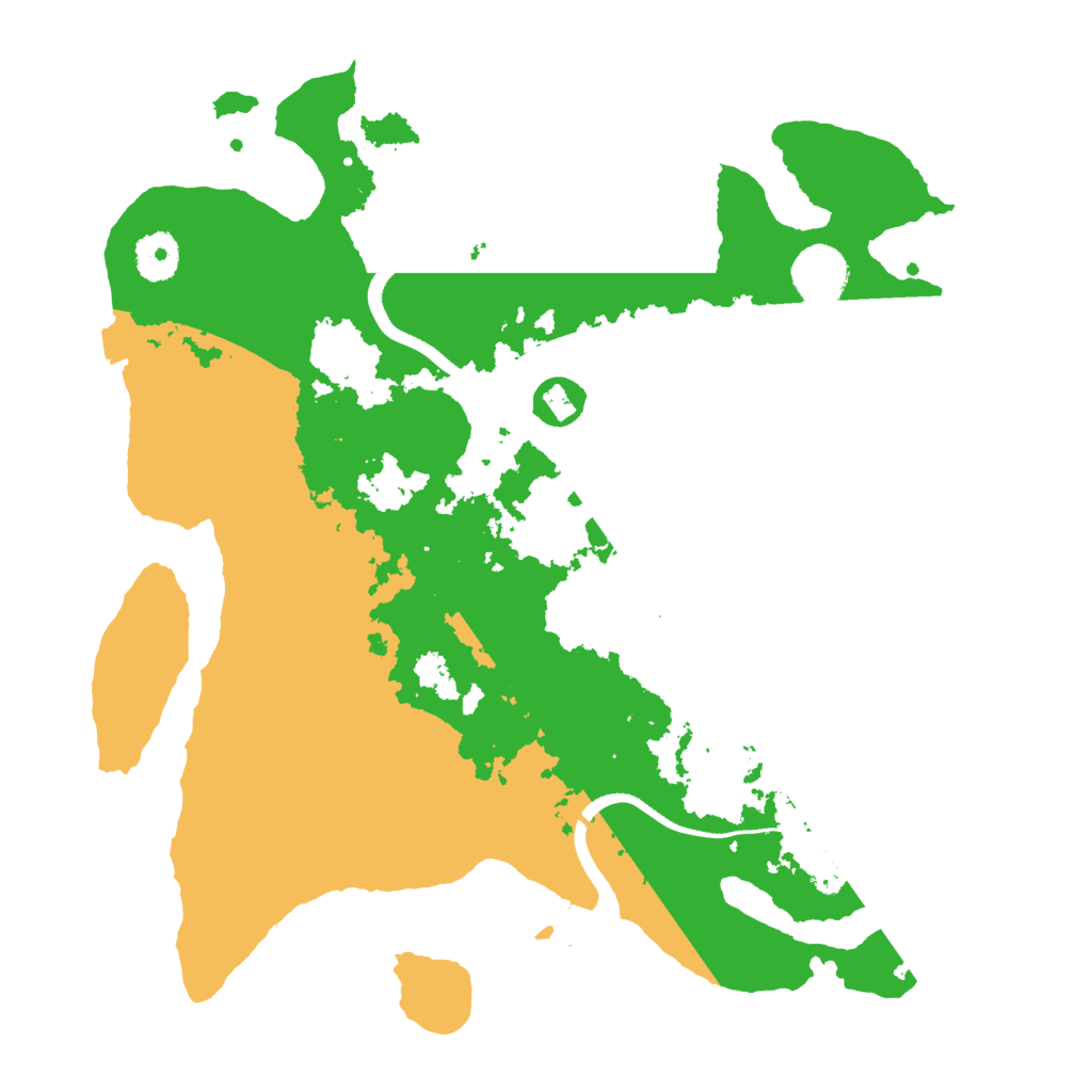 Biome Rust Map: Procedural Map, Size: 3500, Seed: 9120