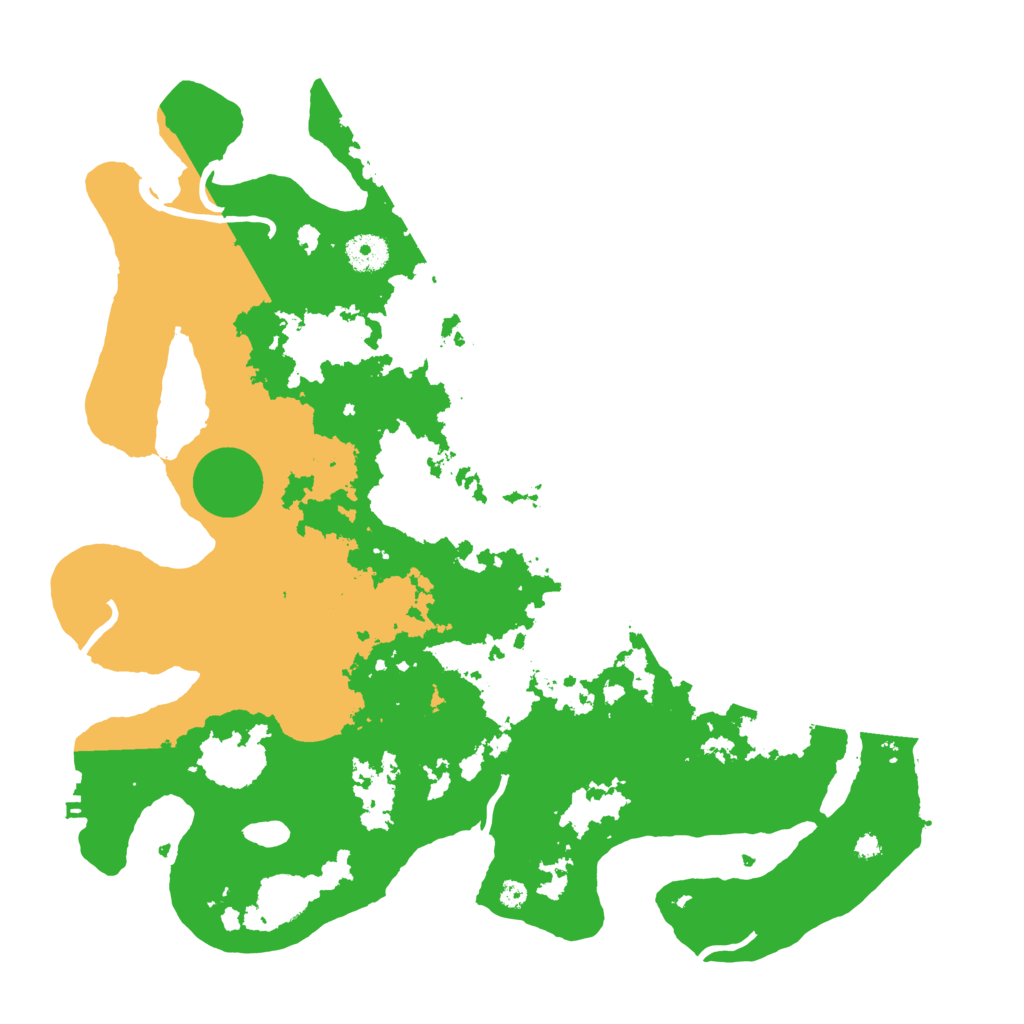 Biome Rust Map: Procedural Map, Size: 3850, Seed: 2007795074