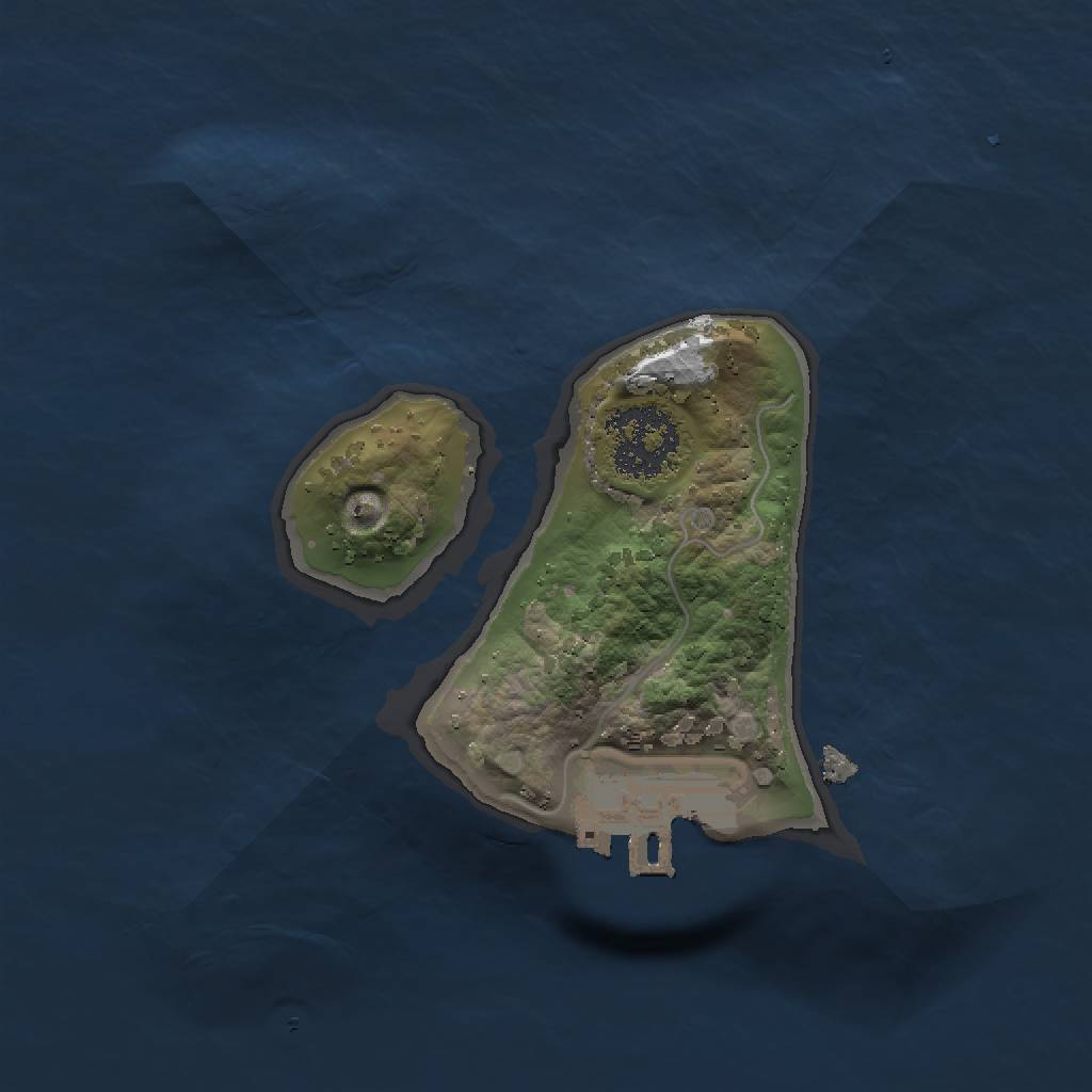 Rust Map: Procedural Map, Size: 1500, Seed: 6066708, 5 Monuments