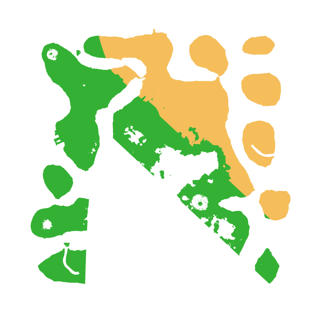 Biome Rust Map: Procedural Map, Size: 3000, Seed: 98609835