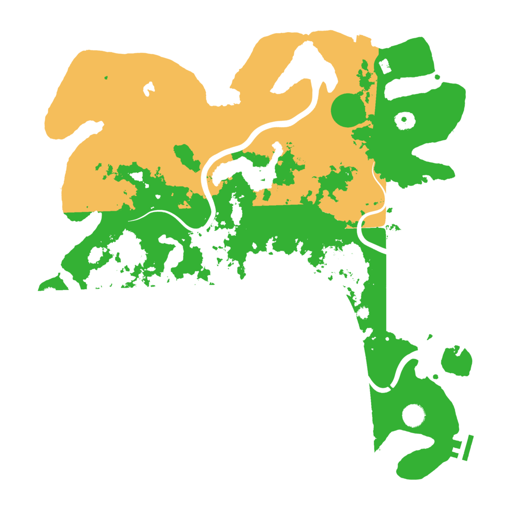 Biome Rust Map: Procedural Map, Size: 4000, Seed: 991871