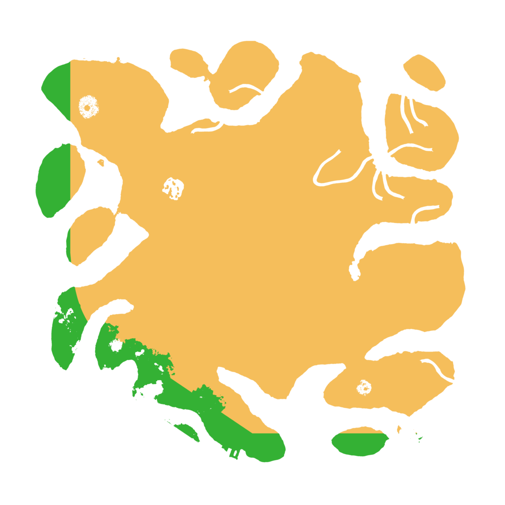 Biome Rust Map: Procedural Map, Size: 3550, Seed: 612199