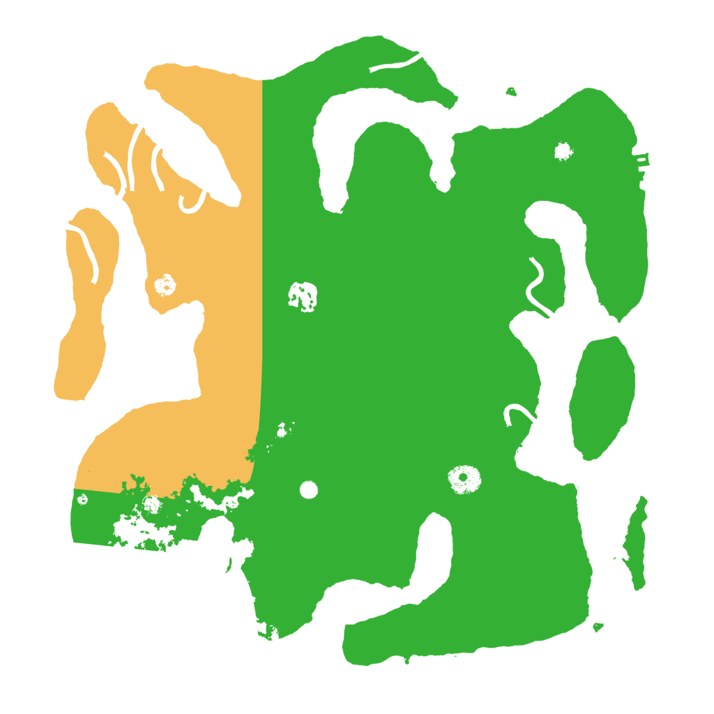 Biome Rust Map: Procedural Map, Size: 3500, Seed: 244895661