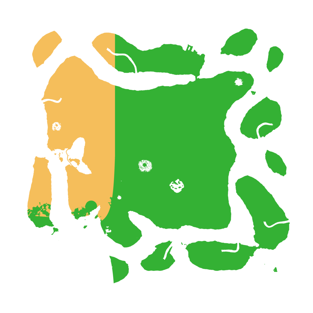 Biome Rust Map: Procedural Map, Size: 3550, Seed: 582042