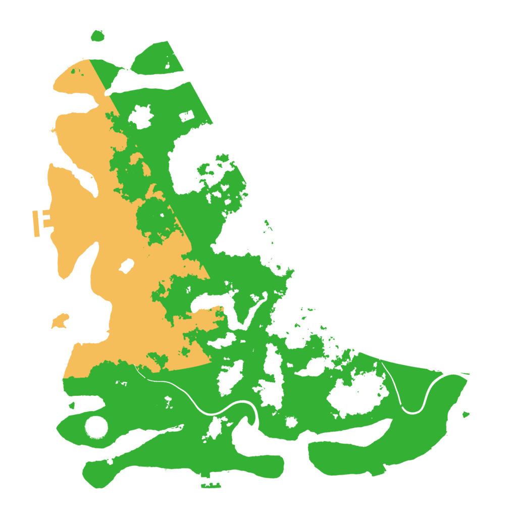 Biome Rust Map: Procedural Map, Size: 4000, Seed: 1176620962