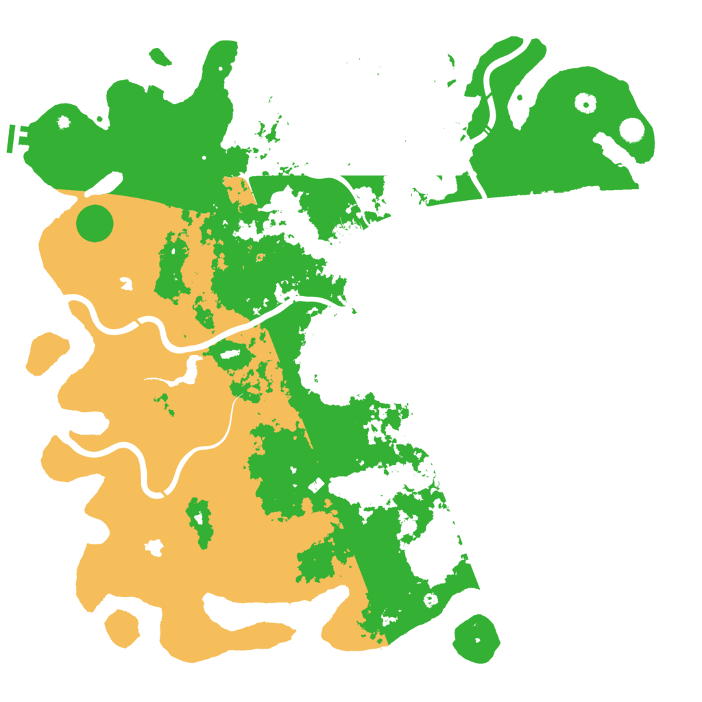 Biome Rust Map: Procedural Map, Size: 5000, Seed: 1912891323
