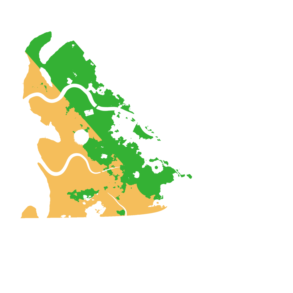 Biome Rust Map: Procedural Map, Size: 3550, Seed: 10321
