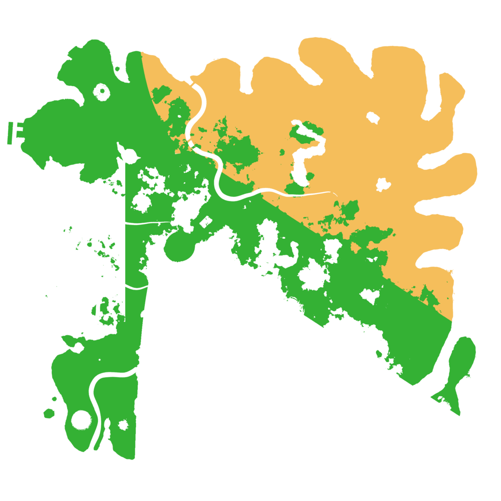 Biome Rust Map: Procedural Map, Size: 4500, Seed: 525336351