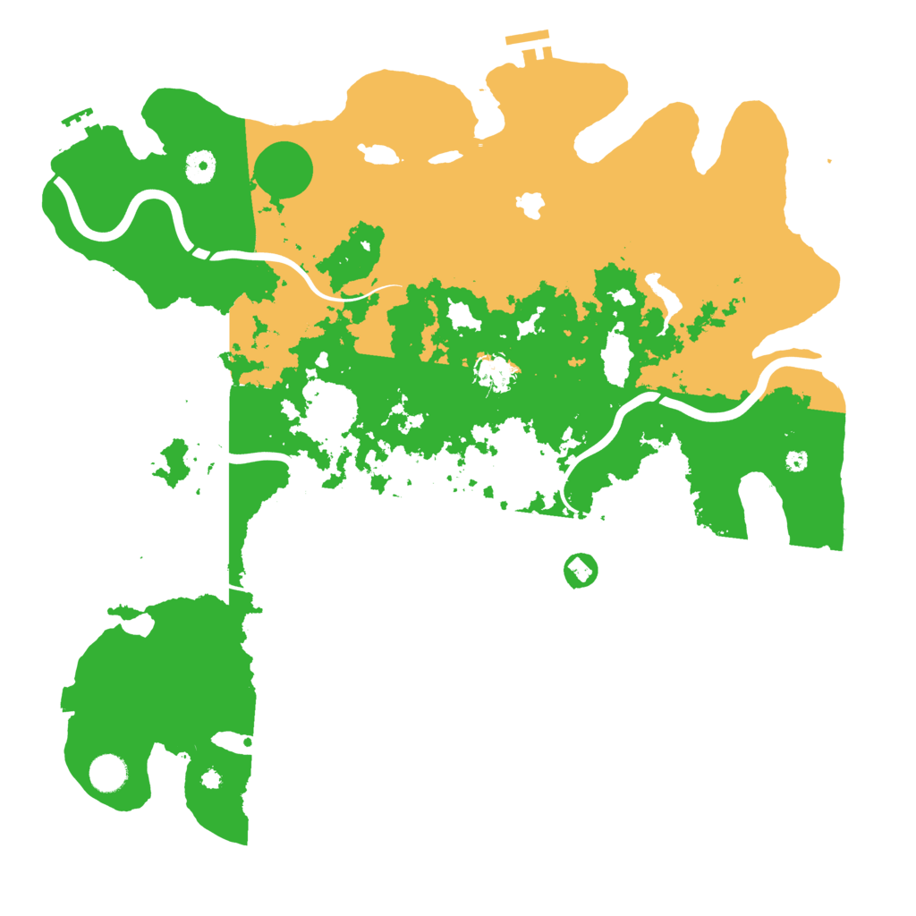 Biome Rust Map: Procedural Map, Size: 4250, Seed: 894384