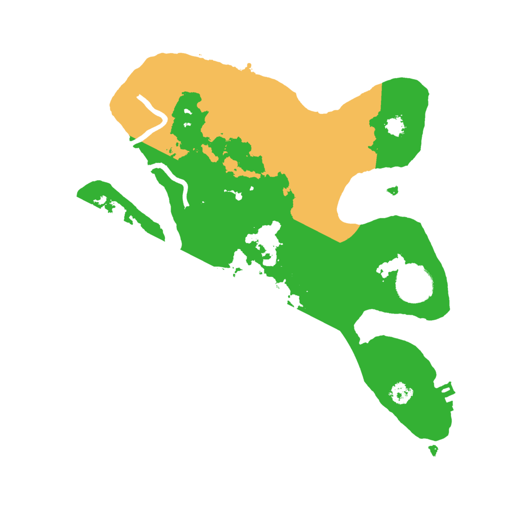 Biome Rust Map: Procedural Map, Size: 2500, Seed: 1820055