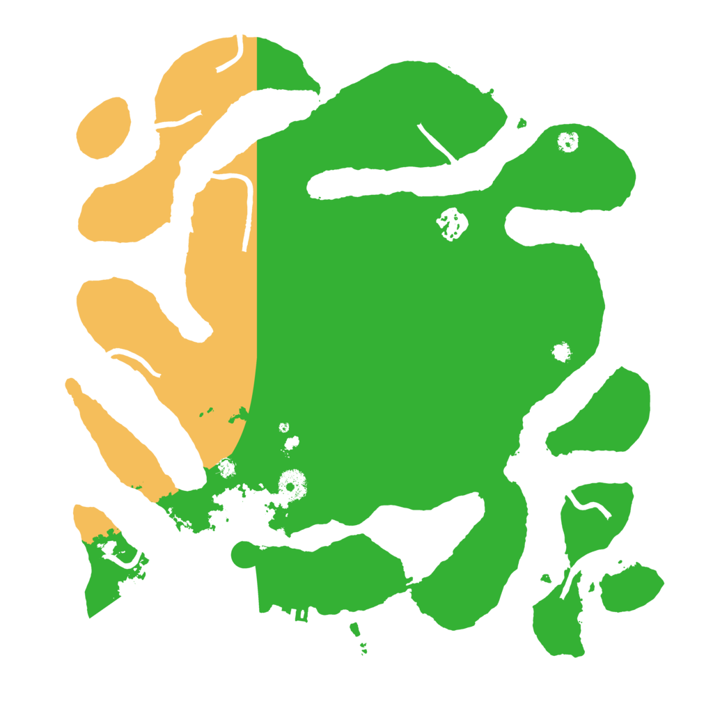 Biome Rust Map: Procedural Map, Size: 3500, Seed: 813617395