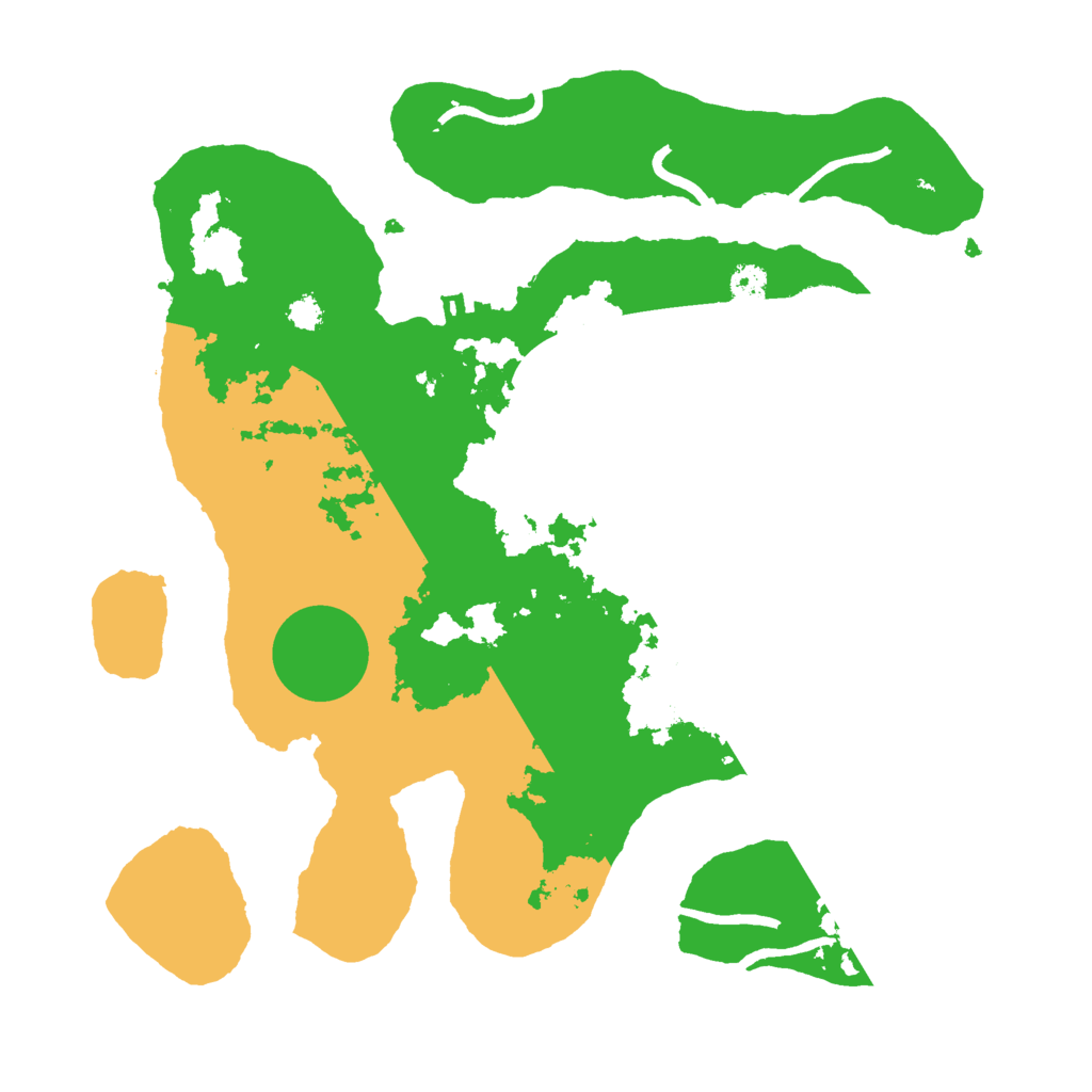 Biome Rust Map: Procedural Map, Size: 3000, Seed: 377087