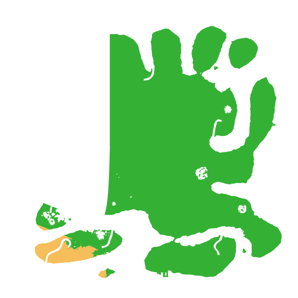 Biome Rust Map: Procedural Map, Size: 3550, Seed: 135212