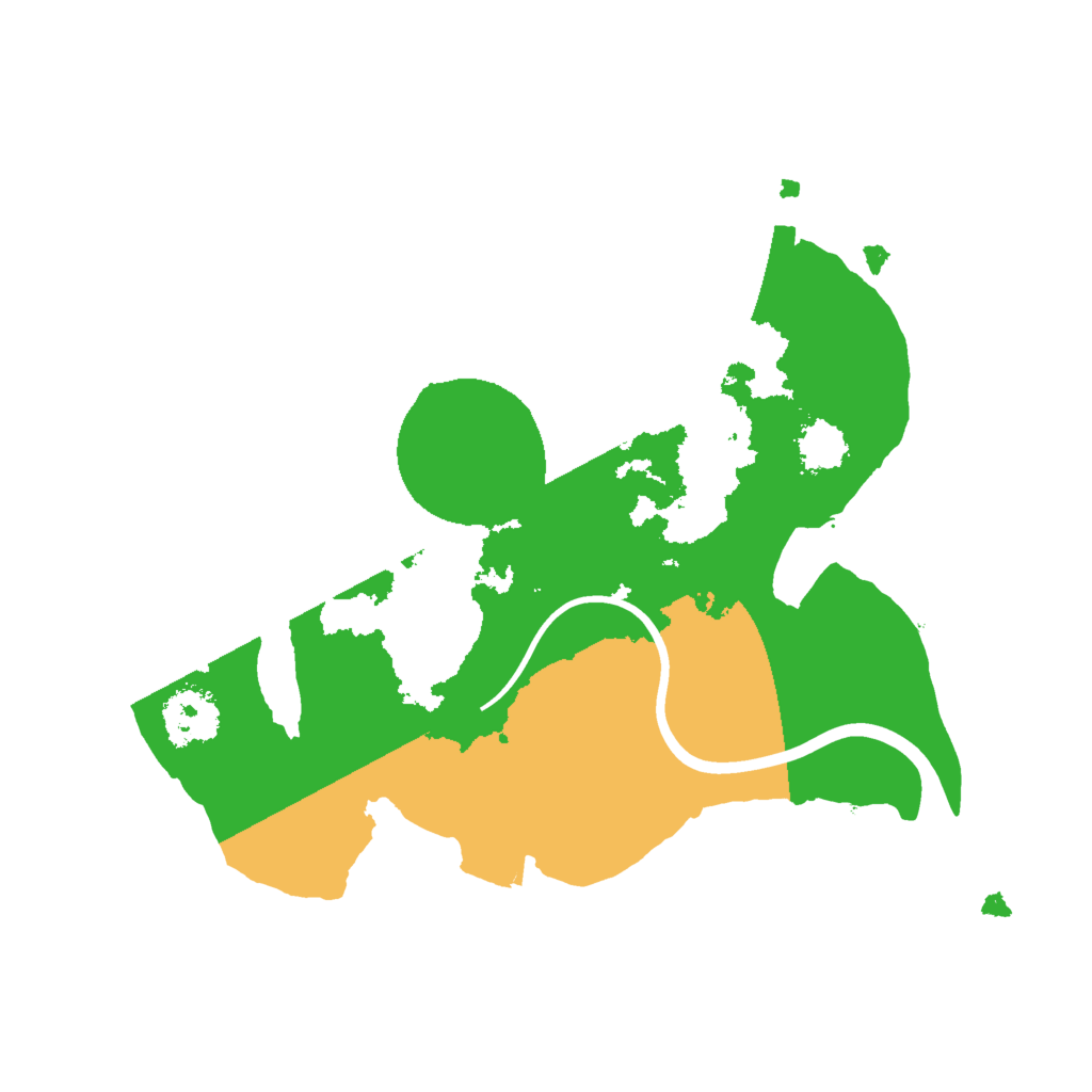 Biome Rust Map: Procedural Map, Size: 2000, Seed: 2541