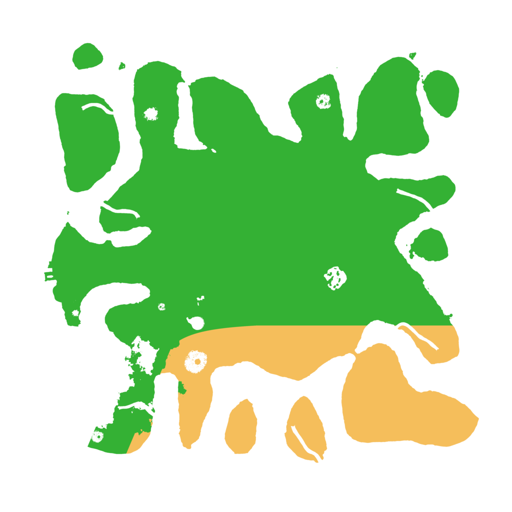 Biome Rust Map: Procedural Map, Size: 3500, Seed: 2345562