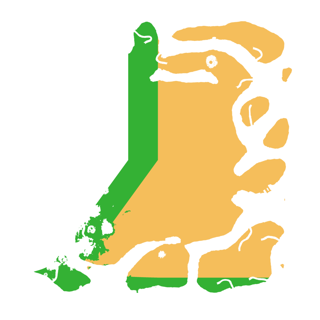 Biome Rust Map: Procedural Map, Size: 4000, Seed: 635345