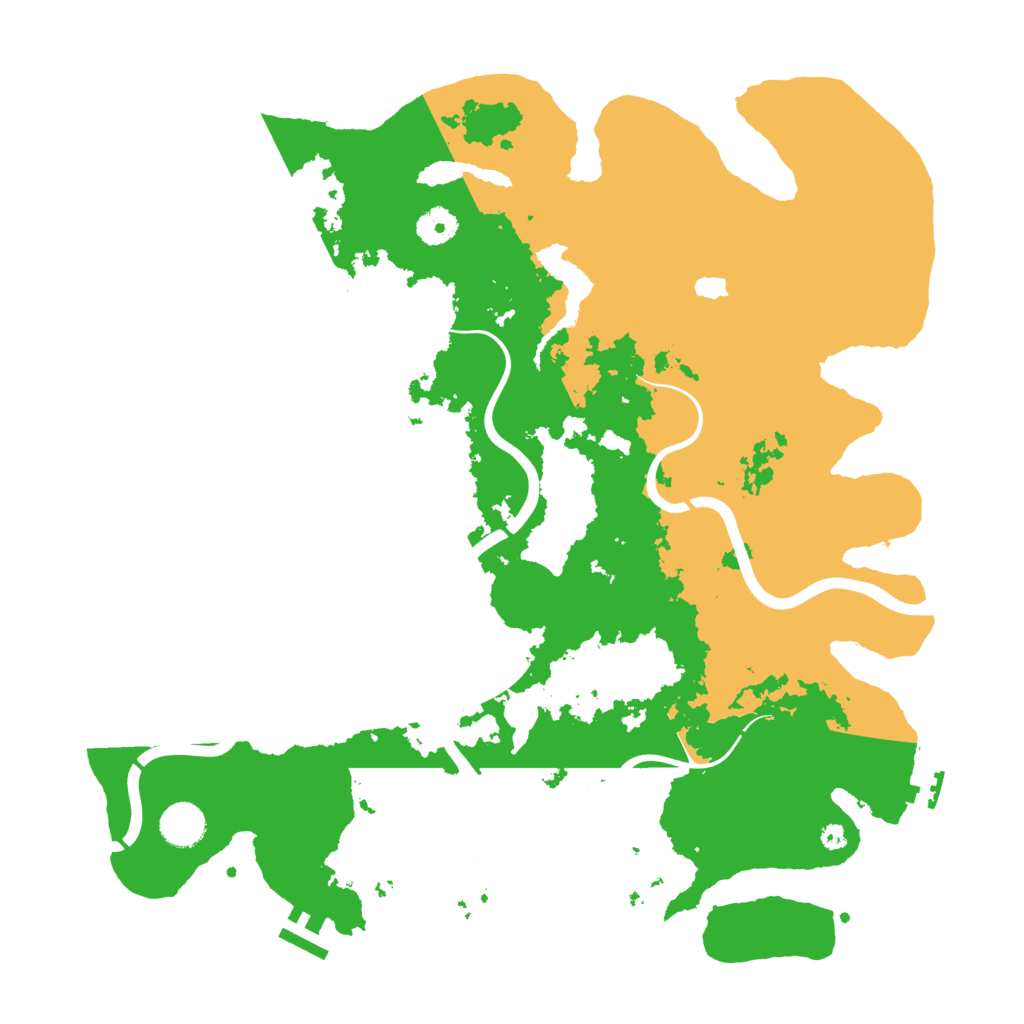 Biome Rust Map: Procedural Map, Size: 4000, Seed: 123456