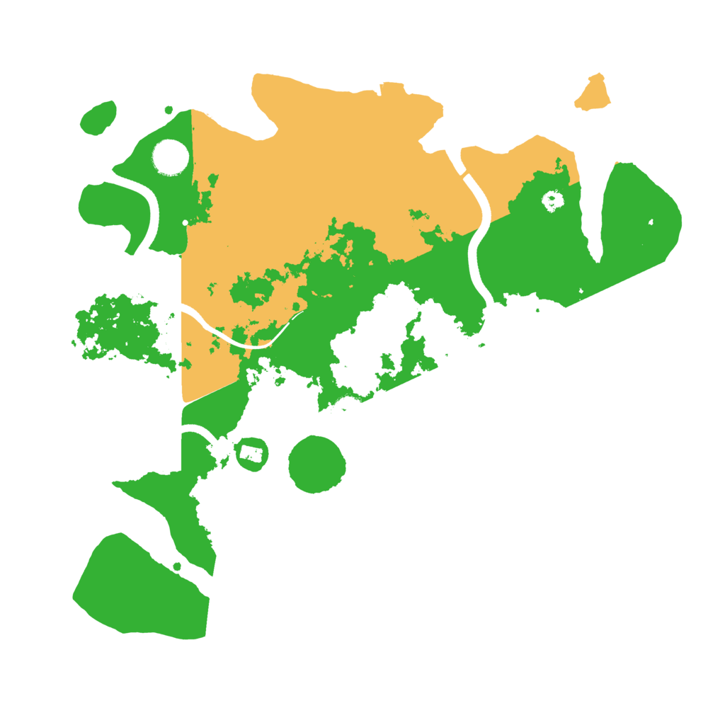 Biome Rust Map: Procedural Map, Size: 3550, Seed: 754845