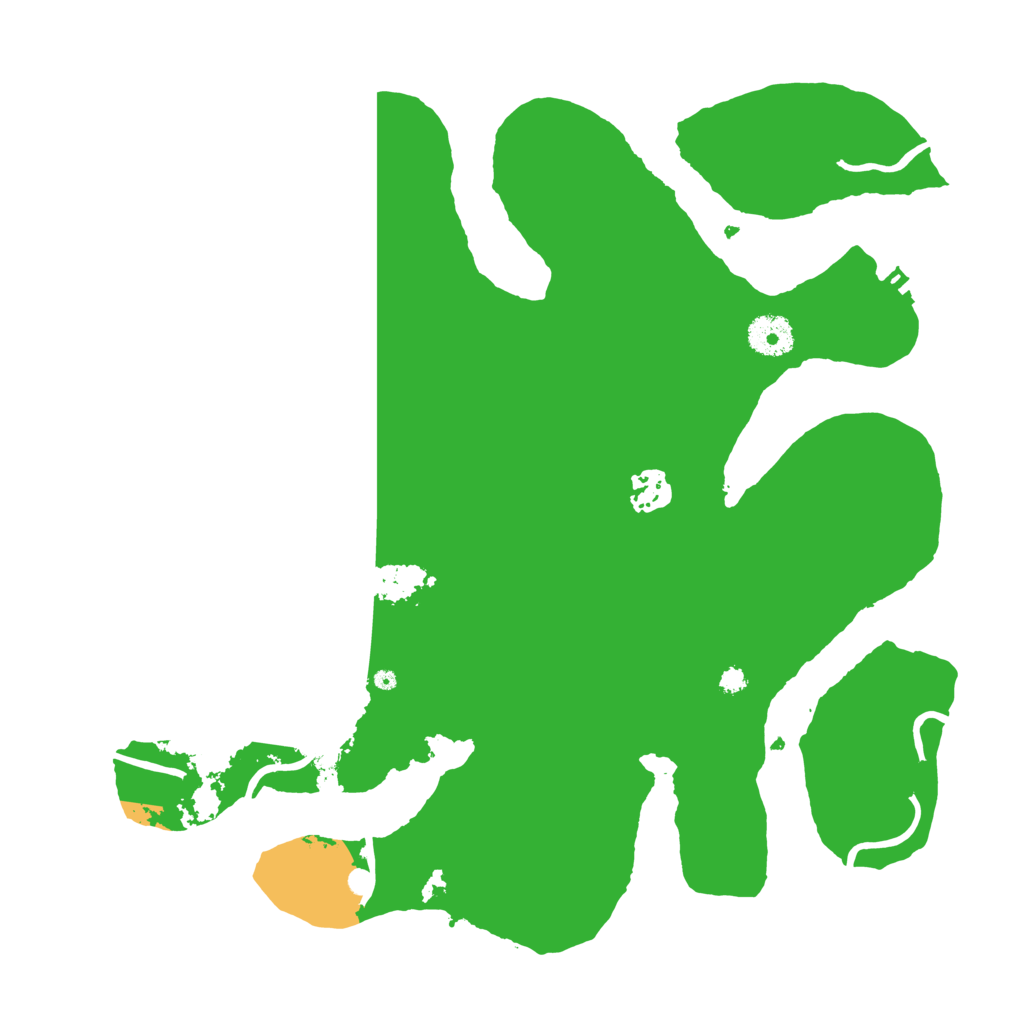 Biome Rust Map: Procedural Map, Size: 3550, Seed: 853686