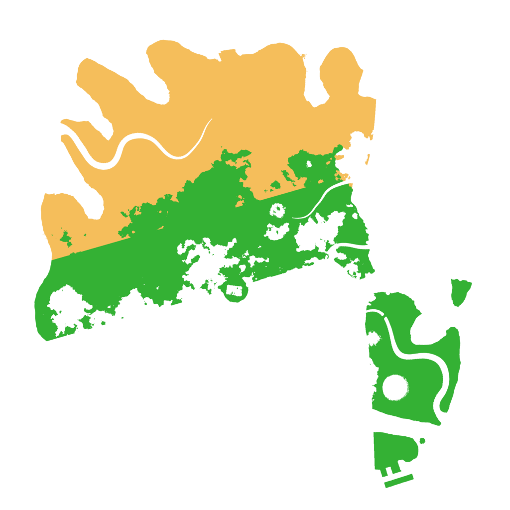 Biome Rust Map: Procedural Map, Size: 3500, Seed: 1960856670