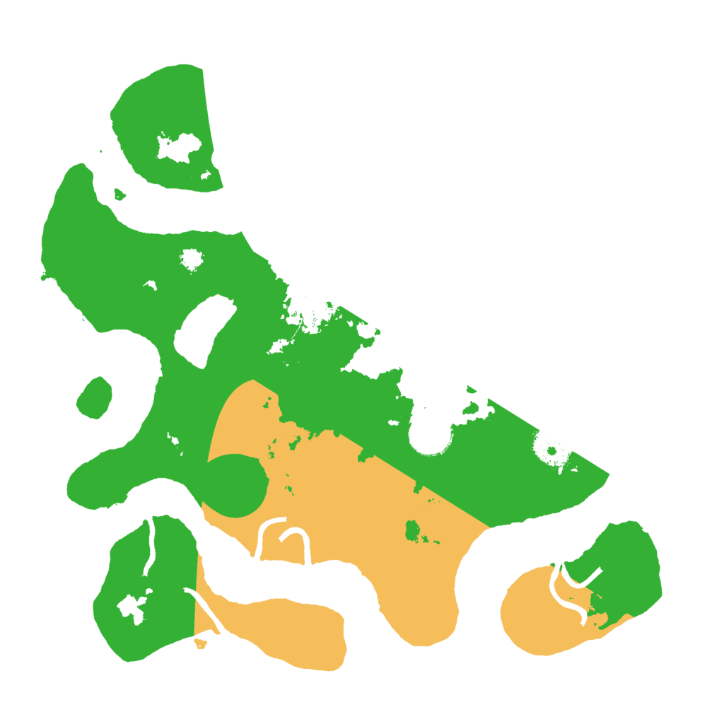 Biome Rust Map: Procedural Map, Size: 3000, Seed: 510716184