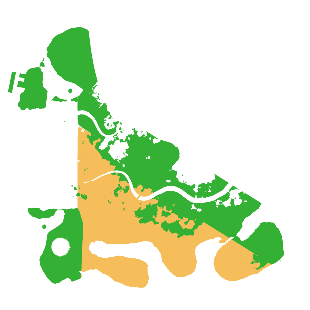 Biome Rust Map: Procedural Map, Size: 3000, Seed: 510716184