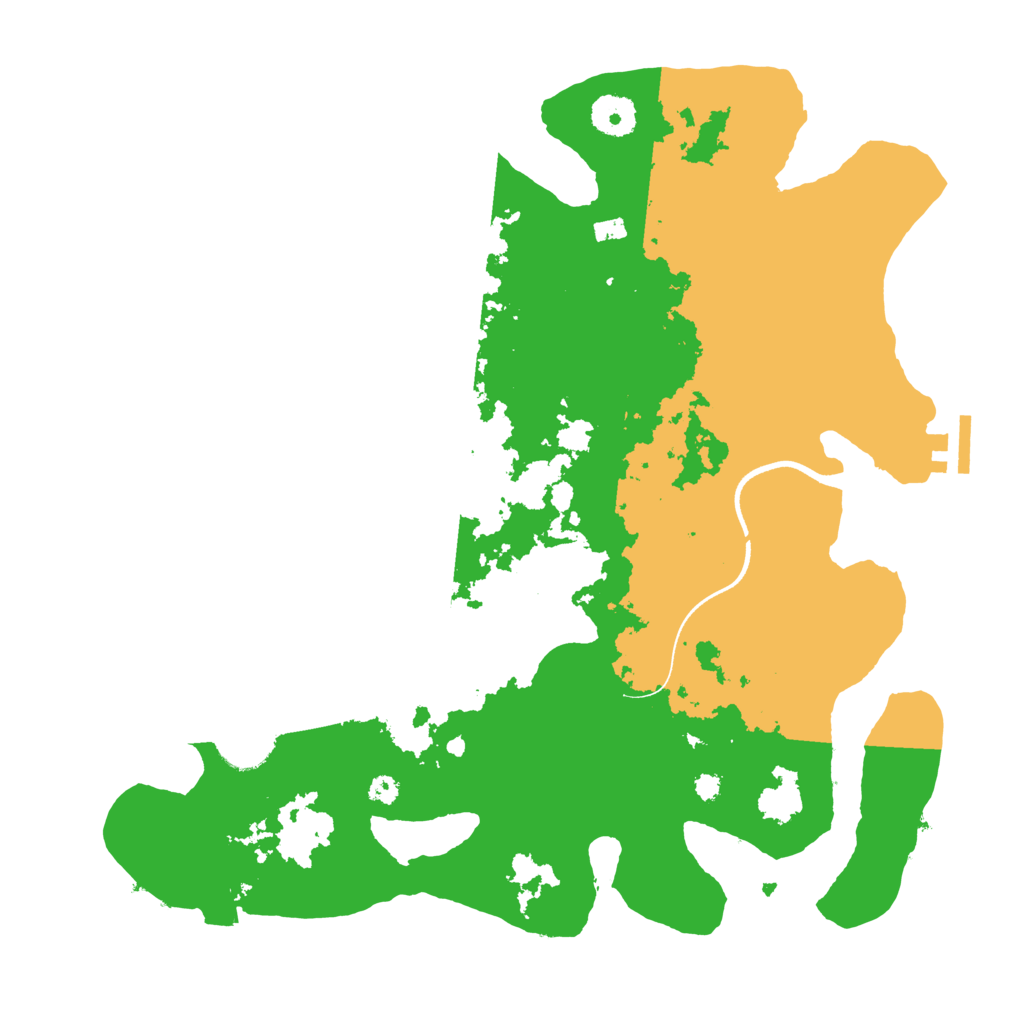 Biome Rust Map: Procedural Map, Size: 3550, Seed: 625288
