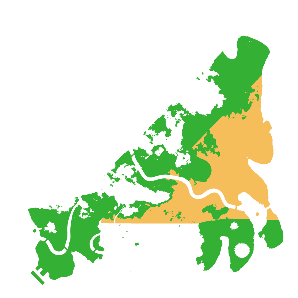 Biome Rust Map: Procedural Map, Size: 3550, Seed: 318939