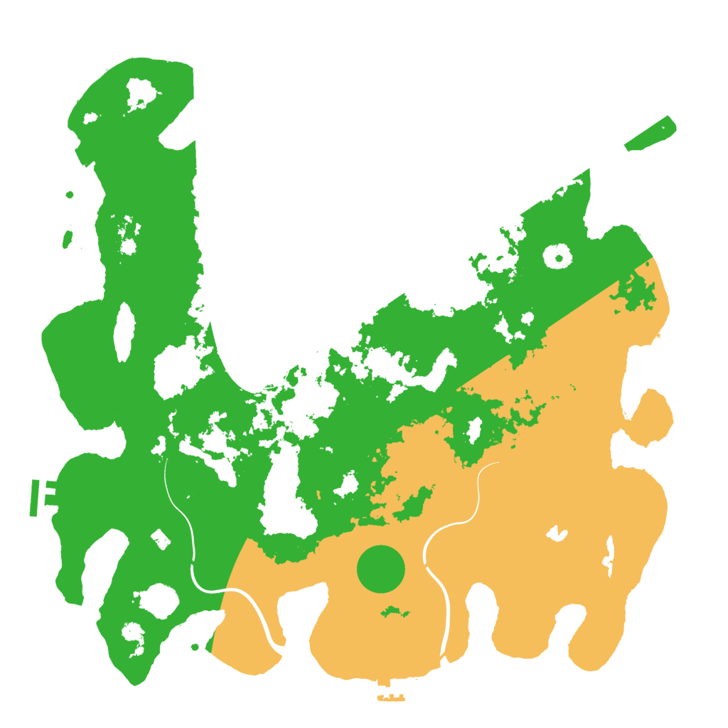 Biome Rust Map: Procedural Map, Size: 4000, Seed: 201787