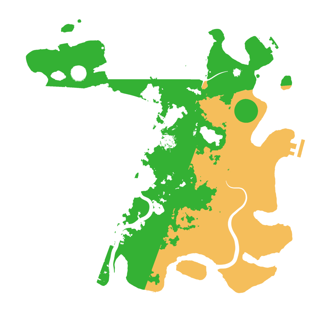 Biome Rust Map: Procedural Map, Size: 3550, Seed: 705076