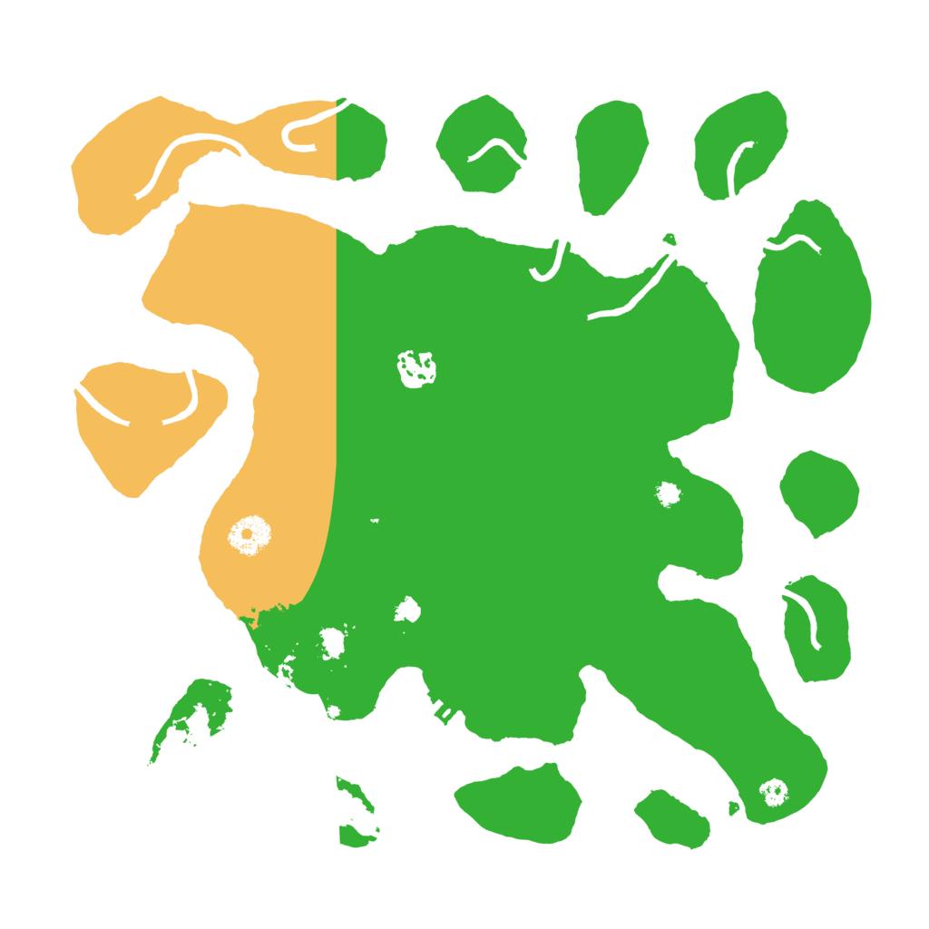 Biome Rust Map: Procedural Map, Size: 3500, Seed: 837129