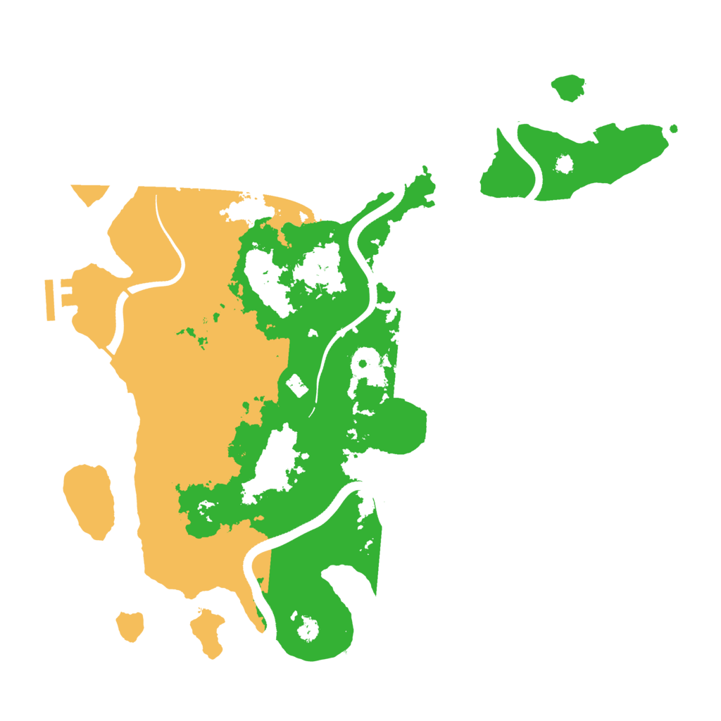 Biome Rust Map: Procedural Map, Size: 3550, Seed: 352883