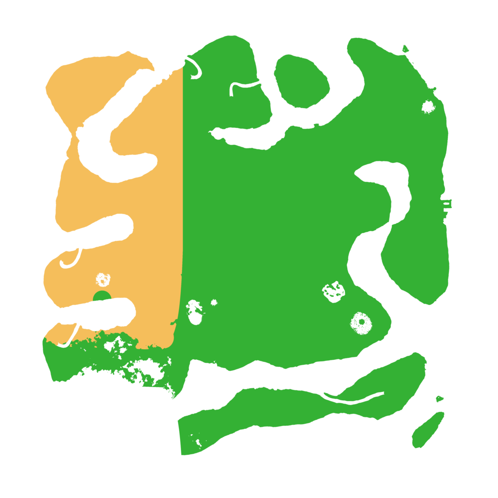 Biome Rust Map: Procedural Map, Size: 3550, Seed: 880547