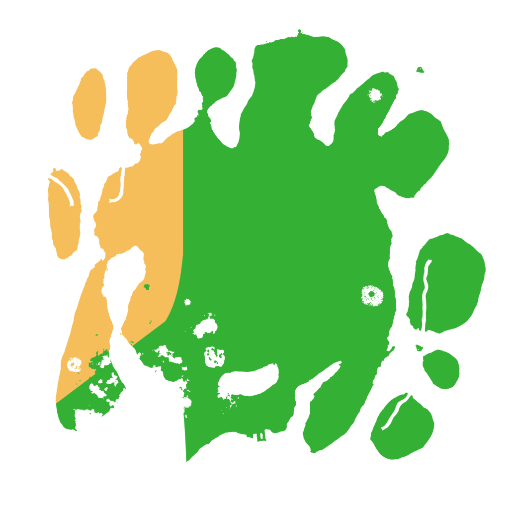 Biome Rust Map: Procedural Map, Size: 3550, Seed: 223400