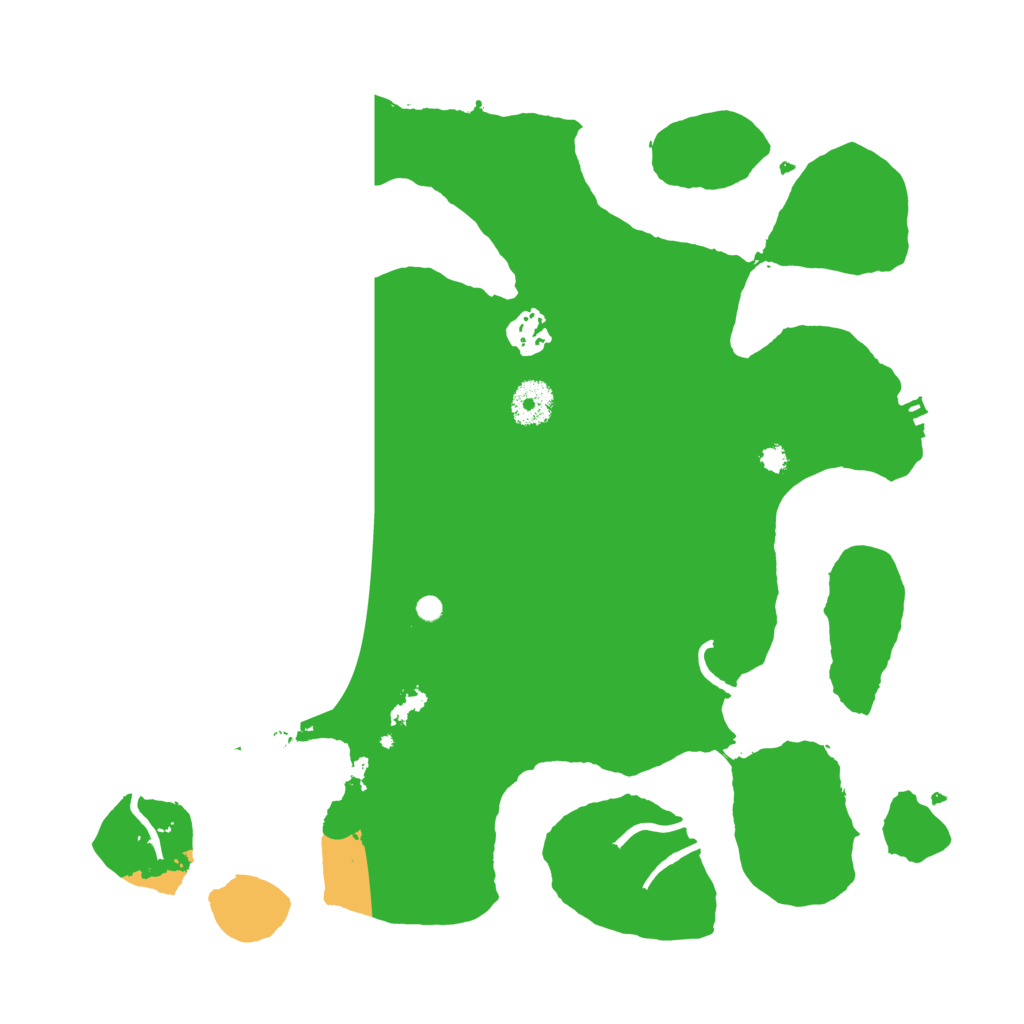 Biome Rust Map: Procedural Map, Size: 3500, Seed: 160952529