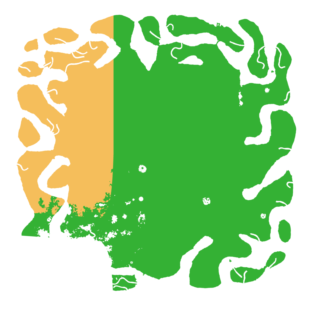 Biome Rust Map: Procedural Map, Size: 6000, Seed: 623145