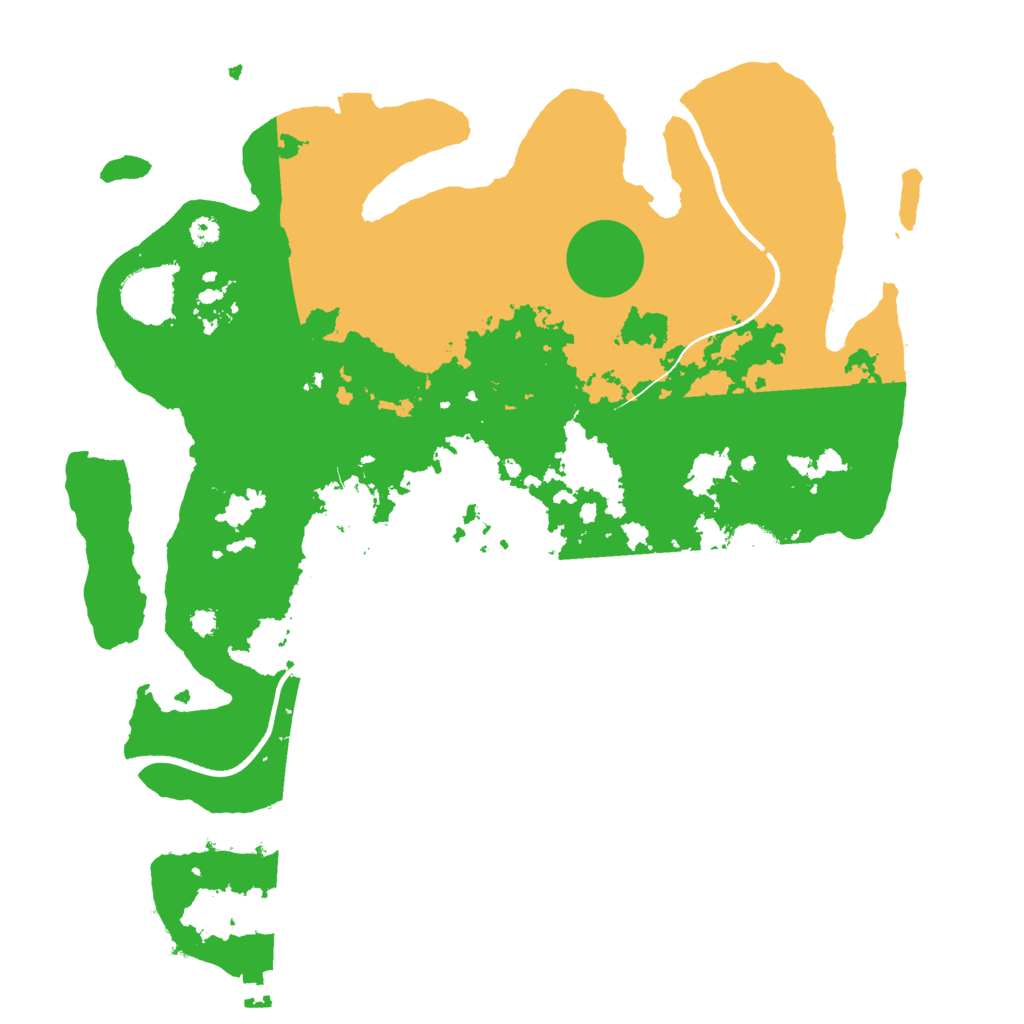 Biome Rust Map: Procedural Map, Size: 3500, Seed: 214536