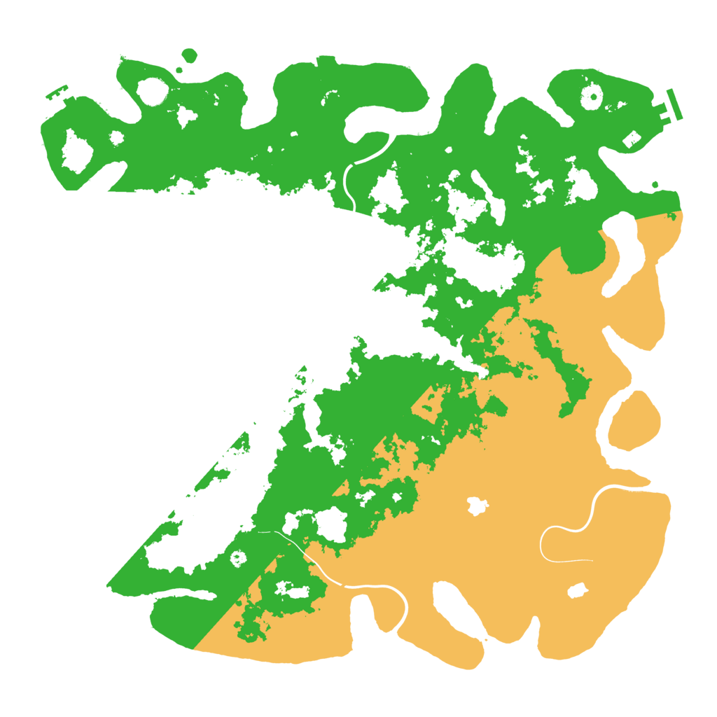 Biome Rust Map: Procedural Map, Size: 4500, Seed: 284302934
