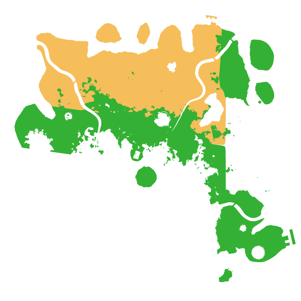 Biome Rust Map: Procedural Map, Size: 4000, Seed: 508108