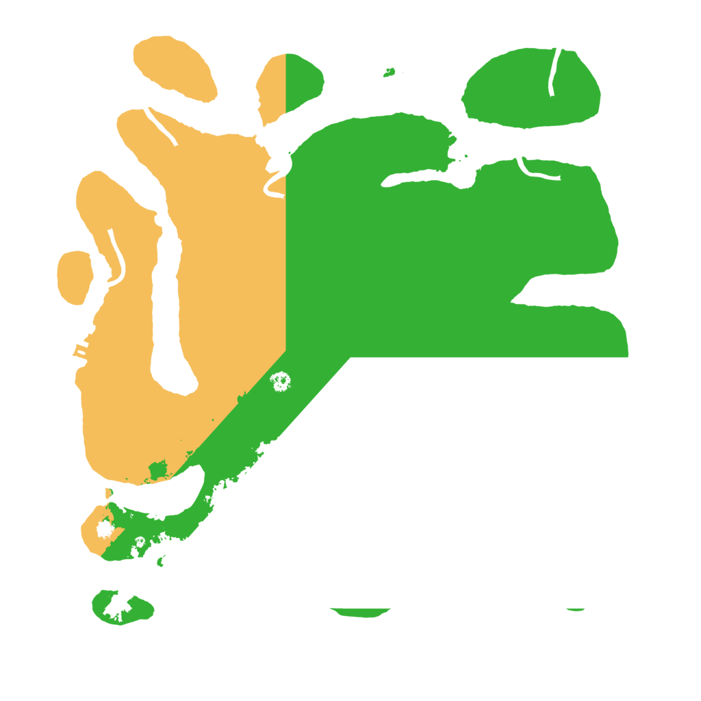 Biome Rust Map: Procedural Map, Size: 3550, Seed: 685961