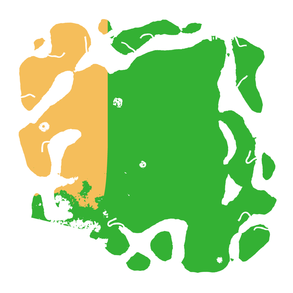 Biome Rust Map: Procedural Map, Size: 4500, Seed: 62434134