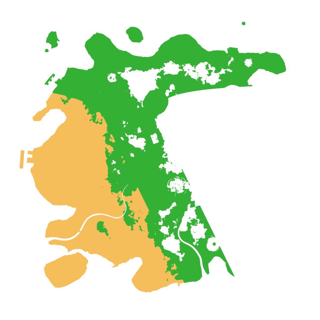 Biome Rust Map: Procedural Map, Size: 3550, Seed: 536561