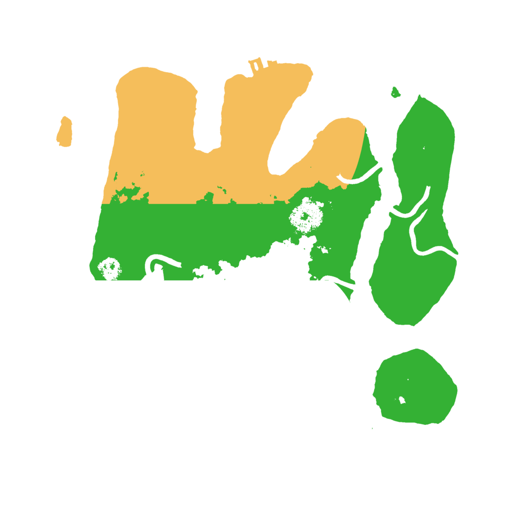 Biome Rust Map: Procedural Map, Size: 2500, Seed: 30000