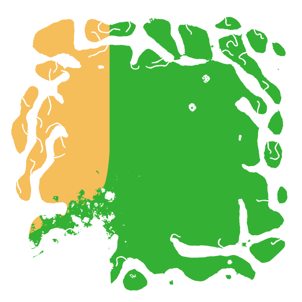 Biome Rust Map: Procedural Map, Size: 6000, Seed: 37358496