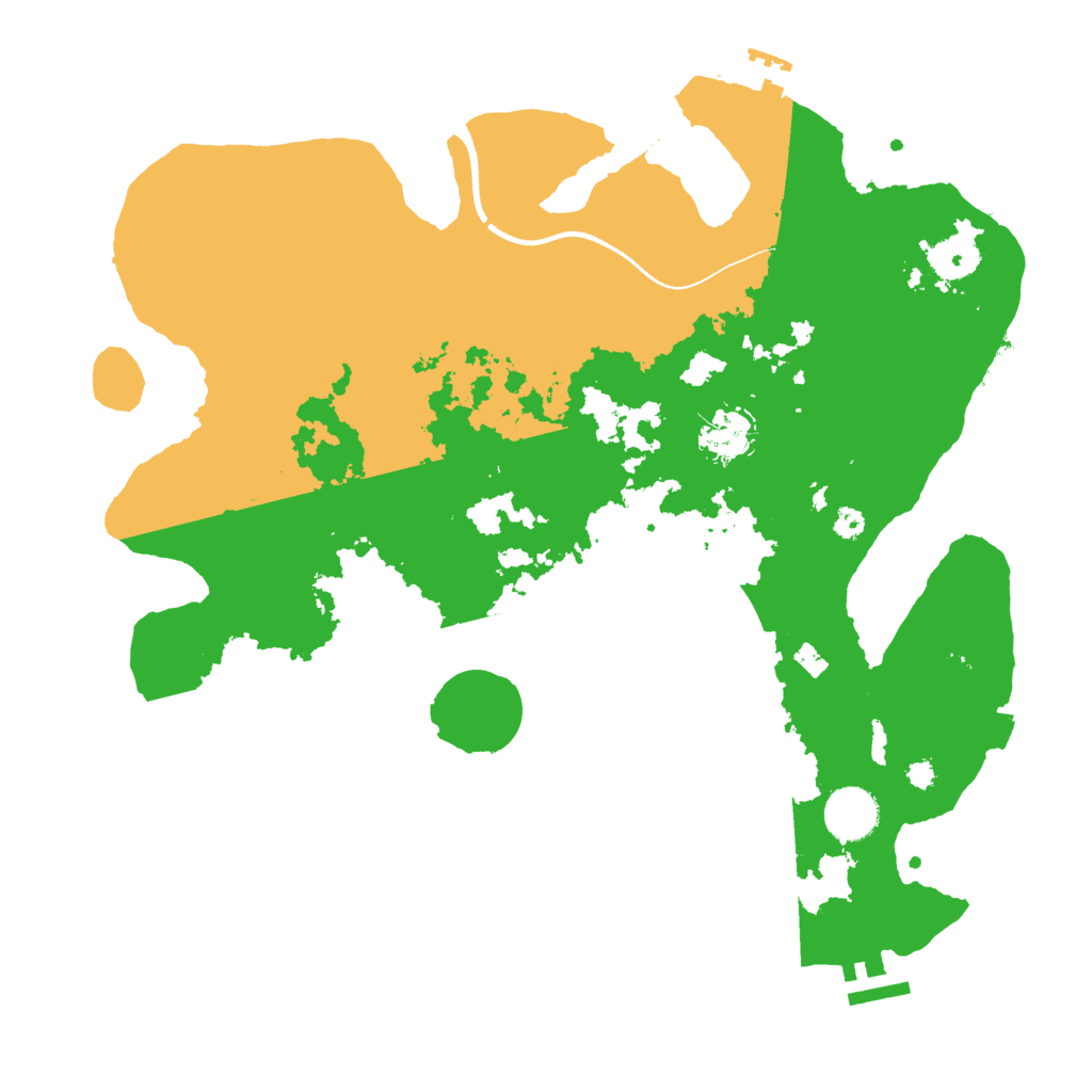 Biome Rust Map: Procedural Map, Size: 3550, Seed: 699854