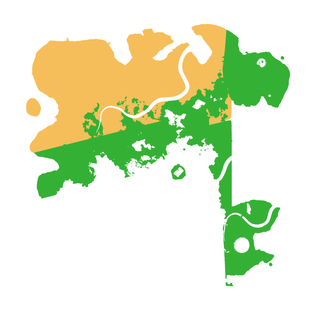 Biome Rust Map: Procedural Map, Size: 3550, Seed: 699854