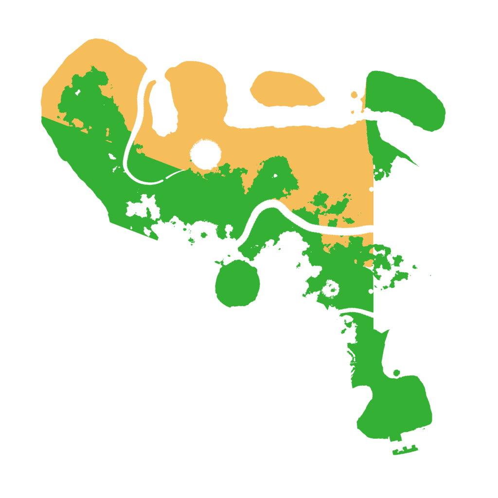 Biome Rust Map: Procedural Map, Size: 3000, Seed: 612329