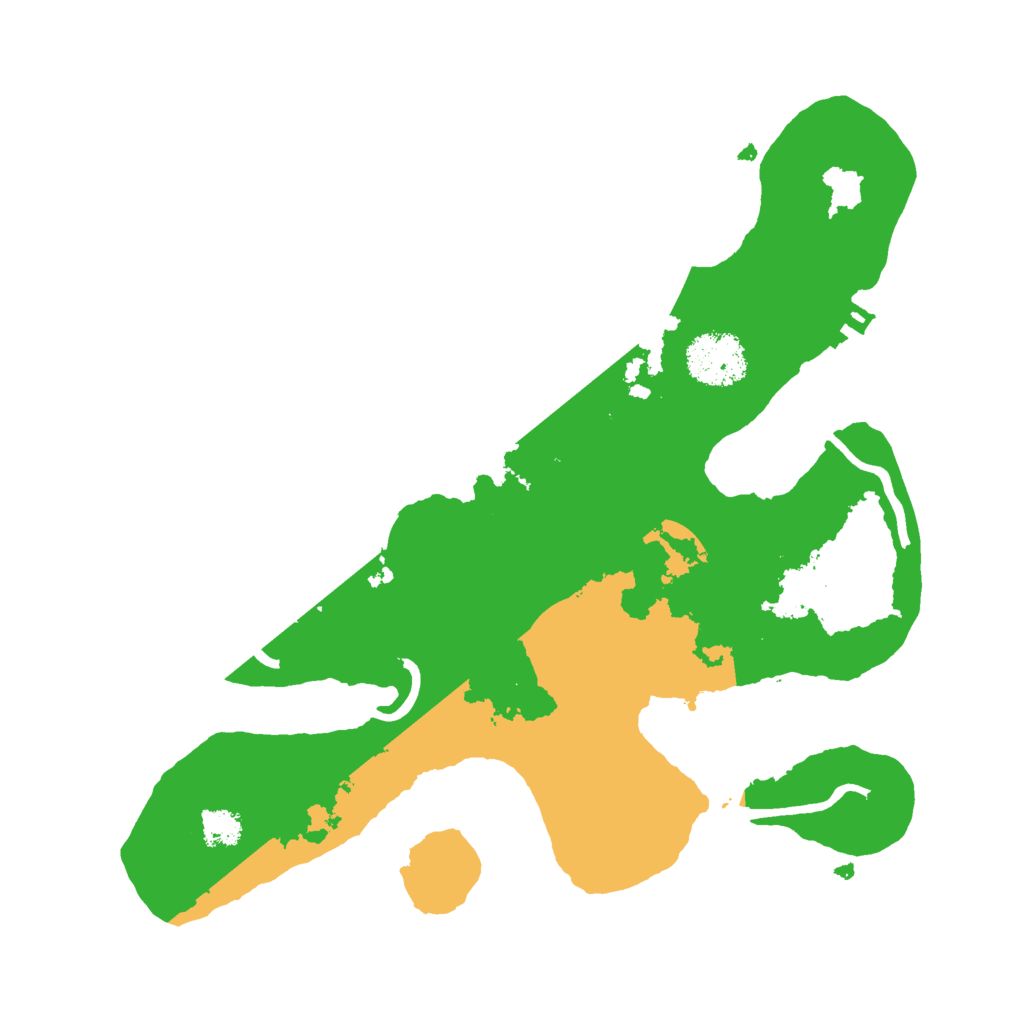 Biome Rust Map: Procedural Map, Size: 2700, Seed: 3079